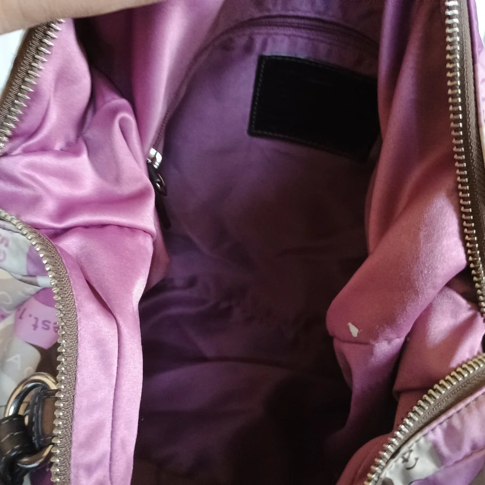 Coach Alexandra Snaphead Signature Print Satchel